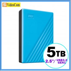 WD My Passport 5TB (藍色) WDBPKJ0050BBK - 2.5" USB3.2 GEN1 可攜式外置式硬碟 803WDBPKJ0050BBL-V02